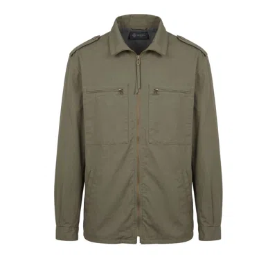 Mr & Mrs Italy Green Polyurethane Men Jacket In Pink