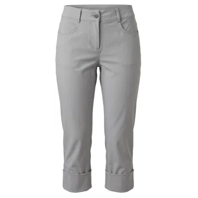 Mr & Mrs Italy Grey Cotton Women Pants In Gray