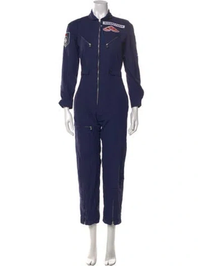 Pre-owned Mr & Mrs Italy Jumpsuit In Blue