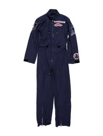 Pre-owned Mr & Mrs Italy Jumpsuit W/ Tags In Blue