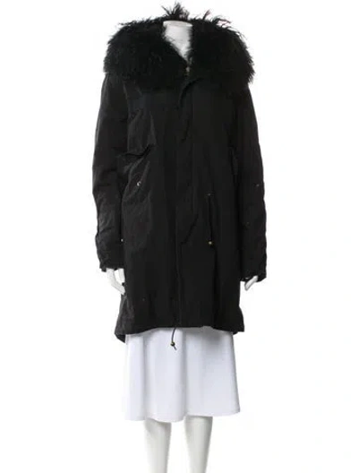 Pre-owned Mr & Mrs Italy Parka In Black