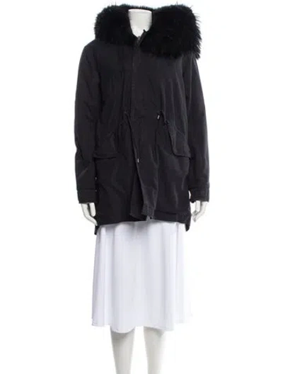 Pre-owned Mr & Mrs Italy Parka In Black