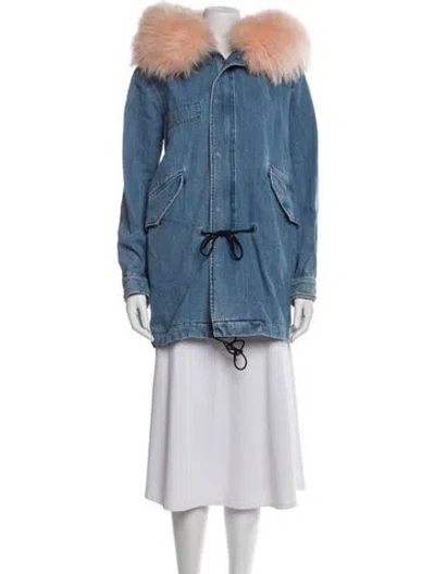 Pre-owned Mr & Mrs Italy Parka In Blue