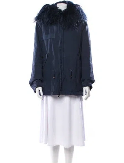 Pre-owned Mr & Mrs Italy Parka In Blue