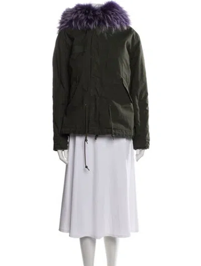 Pre-owned Mr & Mrs Italy Parka In Green