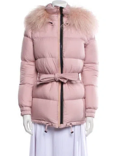 Pre-owned Mr & Mrs Italy Parka In Pink