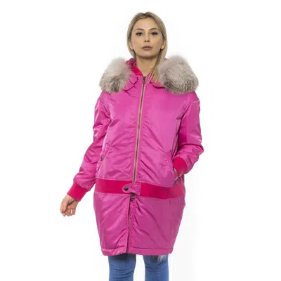 Mr & Mrs Italy Pink Cotton Women Jacket