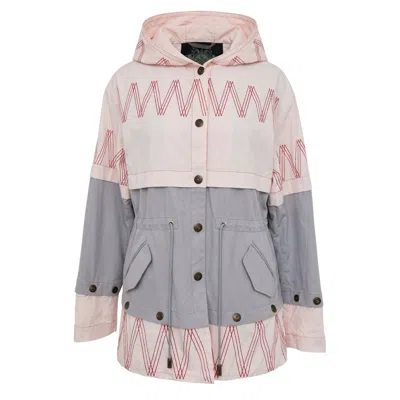 Mr & Mrs Italy Pink Cotton Women Jacket