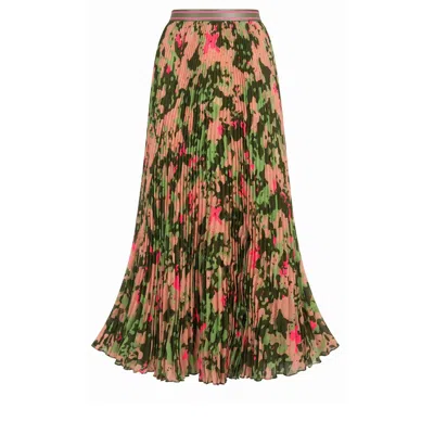 Mr & Mrs Italy Pink Polyester Women Skirt In Multi