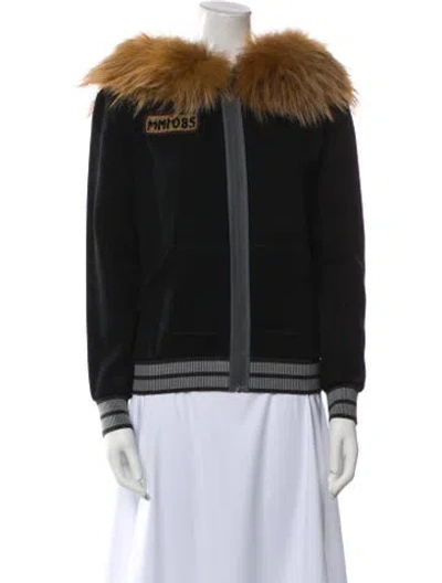 Pre-owned Mr & Mrs Italy Printed Jacket In Black