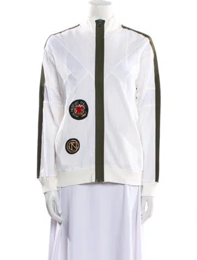 Pre-owned Mr & Mrs Italy Printed Jacket In White