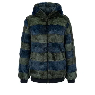 Mr & Mrs Italy Rabbit Fur Women Women's Jacket In Multi