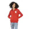 Mr & Mrs Italy Red Cotton Sweatshirt In Red