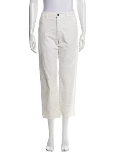 Pre-owned Mr & Mrs Italy Straight Leg Pants In Neutral