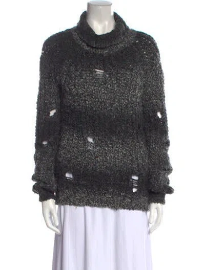 Pre-owned Mr & Mrs Italy Turtleneck Sweater In Black