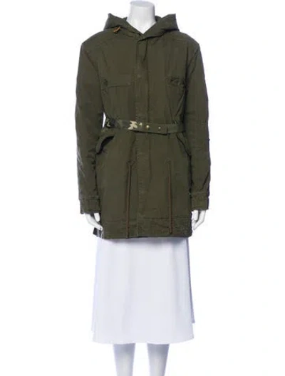 Pre-owned Mr & Mrs Italy Utility Jacket In Green