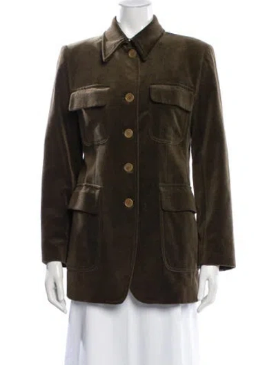 Pre-owned Mr & Mrs Italy Utility Jacket In Green