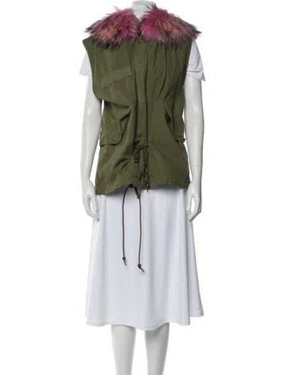 Pre-owned Mr & Mrs Italy Vest In Green
