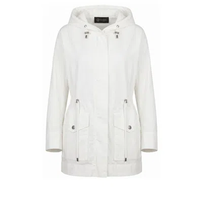 Mr & Mrs Italy White Cotton Women Jacket