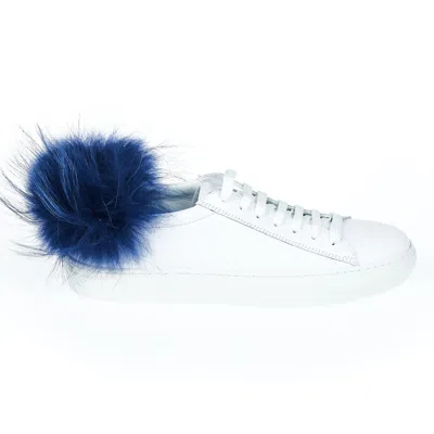 Mr & Mrs Italy White Lamb Leather Women Sneaker
