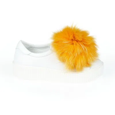 Mr & Mrs Italy White Textile Shoe