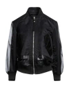 Mr & Mrs Italy Woman Jacket Black Size S Polyamide, Polyester In Black
