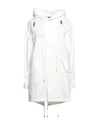 Mr & Mrs Italy Woman Overcoat & Trench Coat Off White Size Xxs Cotton