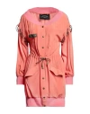 Mr & Mrs Italy Woman Overcoat & Trench Coat Salmon Pink Size S Silk In Pink