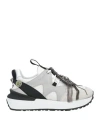 Mr & Mrs Italy Woman Sneakers White Size 5 Cow Leather, Polyester, Polyamide, Elastane In White