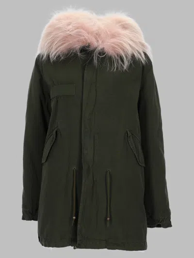 Mr & Mrs Italy Women's 100% Cotton Sports Jacket In Green