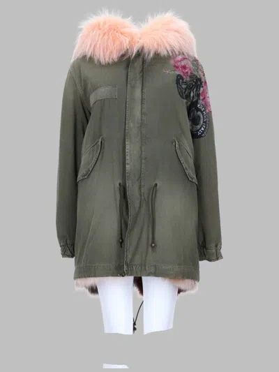 Mr & Mrs Italy Women's Mini Cotton Sports Jacket - Armand Style In Green