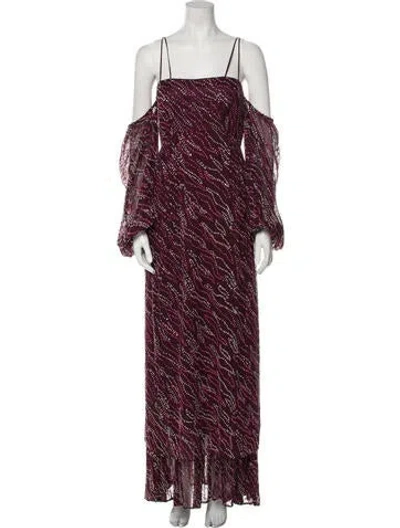 Pre-owned Mr. Blackwell Vintage Long Dress In Purple