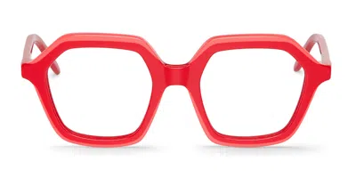 Mr Boho Arranz Women's Glasses, Red, Size 49