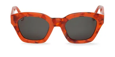 Mr Boho Barrosa Blm6-11 Women's Sunglasses Orange Size 49