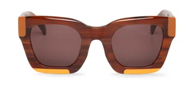 Mr Boho Bondi Bhg27-08 Women's Sunglasses Brown Size 49
