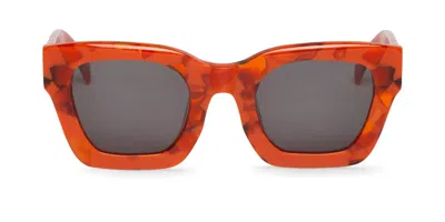 Mr Boho Bondi Bhm6-11 Women's Sunglasses Orange Size 49