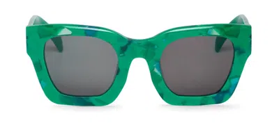 Mr Boho Bondi Bhm7-11 Women's Sunglasses Green Size 49
