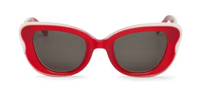 Mr Boho Caparica Big31-11 Women's Sunglasses Red Size 49