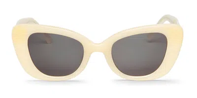 Mr Boho Caparica Bil2-11 Women's Sunglasses White Size 49