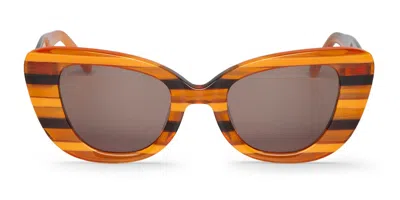 Mr Boho Caparica Bit41-07 Occhiali Da Sole Marroni Per Donna