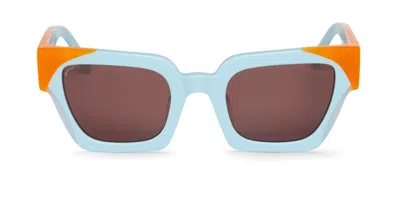 Mr Boho Frelard Zg30-08 Men's Sunglasses Blue Size 49