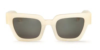 Mr Boho Frelard Zl2-11 Men's Sunglasses White Size 49