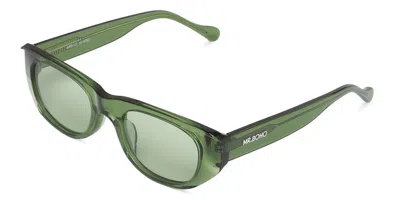 Mr Boho Guyam Bnccv241-24a Occhiali Da Sole Verdi Per Donna