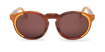 Mr Boho Jordaan Ag27-08 Men's Sunglasses Brown Size 48