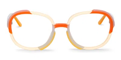 Mr Boho Lemon Lacbr5-00 Occhiali Da Vista Gialli Per Uomo (solo Montatura)