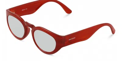 Mr Boho Psiri Abi4-09 Occhiali Da Sole Borgogna Per Uomo In Burgundy