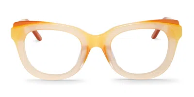 Mr Boho Roz Women's Glasses, Orange, Size 48