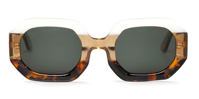 Mr Boho Sagene Awd7-11 Women's Sunglasses White Size 51