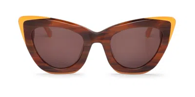 Mr Boho Tabarca Bgg27-08 Women's Sunglasses Brown Size 50
