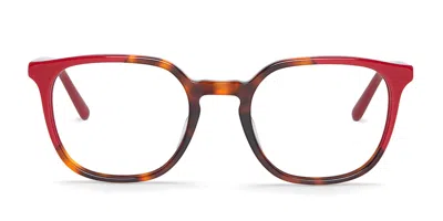 Mr Boho Theodore Men's Glasses, Red, Size 50